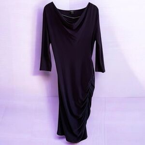 Elegant Ruched Form-fitting Dress